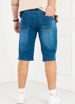 Мужские синие джинсовые шорты бриджи