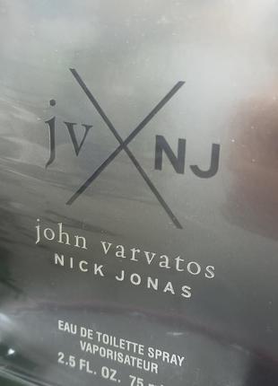 Туалетная вода для мужчин john varvatos nick jonas silver 75 мл