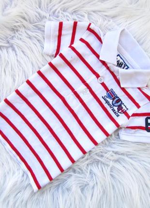 Стильная поло футболка baby blue