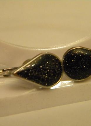 Серьги мельхиор посеребрение бижутерия №11662 фото