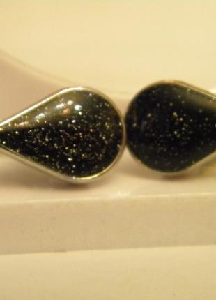 Серьги мельхиор посеребрение бижутерия №11663 фото