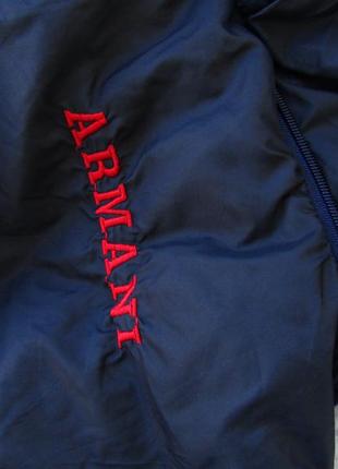 Стильная ветровка куртка с капюшоном armani3 фото