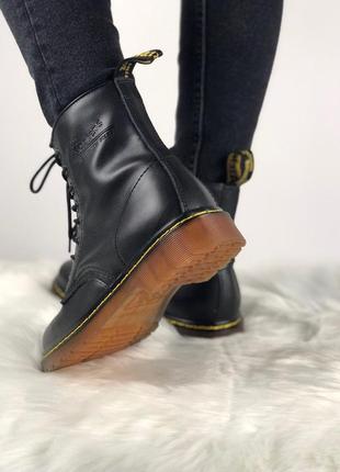 💞dr. martens 1460 black💞женские ботинки 💎зимние💎сапоги зима.2 фото