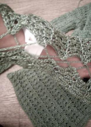 Красивая вязаная кофта 2