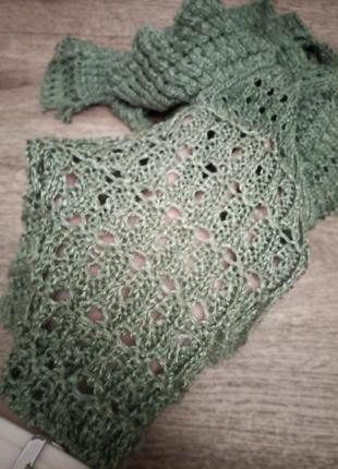 Красивая вязаная кофта 3