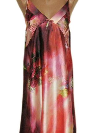 Шовкова нічна сорочка троянди