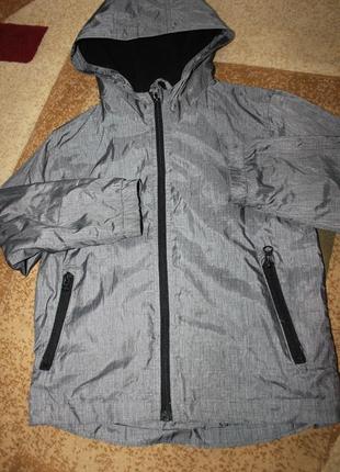 Куртка ветровка серая на 6-7 лет rebel2 фото