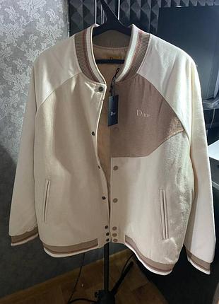 Бомбер dime letterman wool jacket