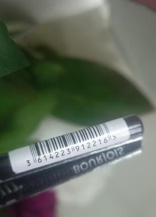 Карандаш для глаз bourjois khol contour с точилкой черный 1.2 г