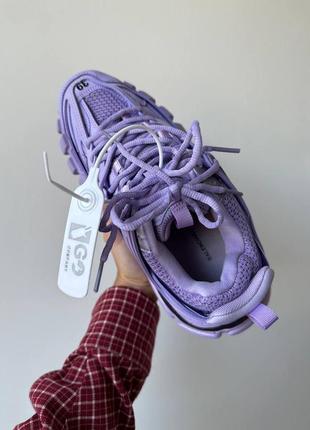 Balenciaga track масивні фіолетові бузкові кросівки люкс якість топ качество фиолетовые сиреневые массивные кроссовки3 фото