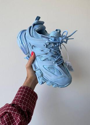 Balenciaga track масивні блакитні кросівки люкс якість топ качество голубые массивные кроссовки1 фото