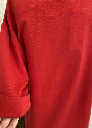 Элегантная женственная красная блуза4 фото