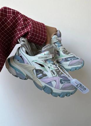 Balenciaga track 2.0 масивні різнокольорові кросівки люкс якість топ качество разноцветные массивные кроссовки8 фото