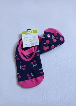 Ovs. италия. махровые носки тапочки пилатес со стопами.