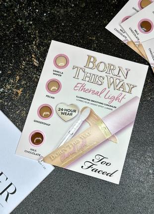 Born this way ethereal light illuminating smoothing concealer консилер пробник