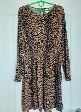 Коротка сукня леопардовий принт h&m4 фото