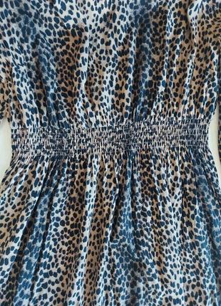 Коротка сукня леопардовий принт h&m6 фото