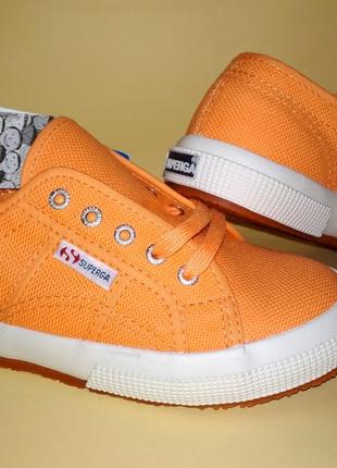 Кеды оригинальные итальянские superga orange clay usa 13.5  eur 31