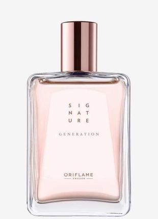Женская туалетная вода signature generation [согневое дженрейшн