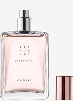 Женская туалетная вода signature generation [согневое дженрейшн
