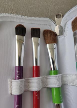 Набор кистей для макияжа shany the double trouble - 5 pc double sided brush set9 фото