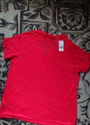 Брендовая фирменная женская льняная футболка george, новая с бирками, большой размер 168нг. 100% льон.3 фото