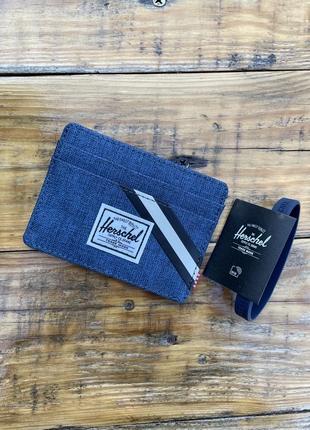 Кредитница herschel (charlie rfid card case cardholder) с америки8 фото