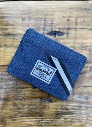 Кредитница herschel (charlie rfid card case cardholder) с америки7 фото