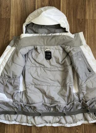 Зимняя куртка the north face white jacket8 фото