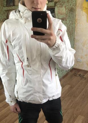 Зимняя куртка the north face white jacket2 фото