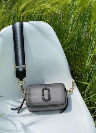 Жіноча сумка marc jacobs the snapshot summer graphite8 фото