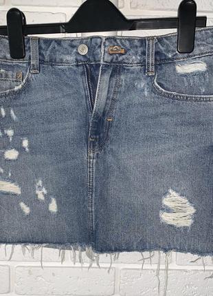 Джинсова спідниця zara