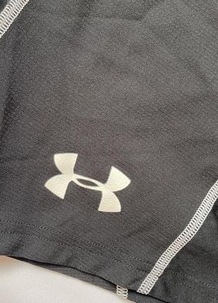 Компресійні корегуючі шорти under armour heatgear core short black/black4 фото