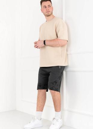 Мужские темно-серые спортивные шорты3 фото