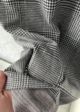 Сукня в клітинку стиль оксфорд сіра3 фото