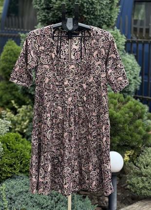 Kappahl стильне натуральне 100% бавовна плаття сукня xs-s
