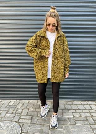 Тепла сорочка з букле oversize
