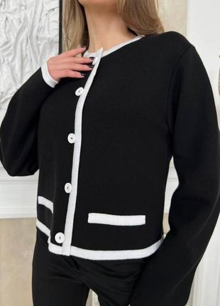 Шикарный  вязаный кардиган