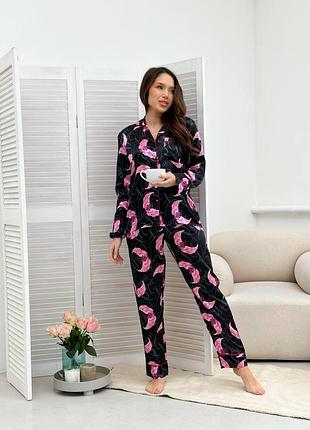 Шикарная шелковая пижама victoria's secret