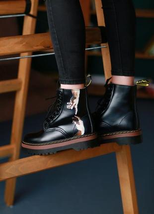 Знижка dr.martens jadon adam fur жіночі зимові черевики мартінс з хутром берці з принтом зимние ботинки мартинсы с мехом скидка 3610 фото