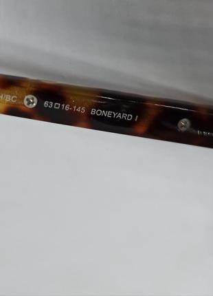 Chrome hearts очки мужские солнцезащитные коричневые в золотой металлической оправе...