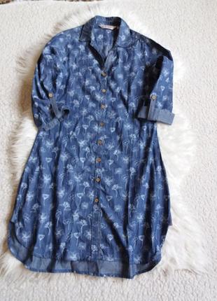 Джинсове плаття-сорочка віва