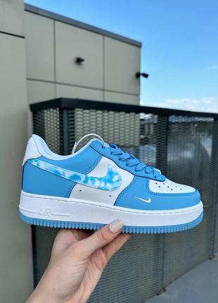 Кроссовки кожаные в стиле nike air force