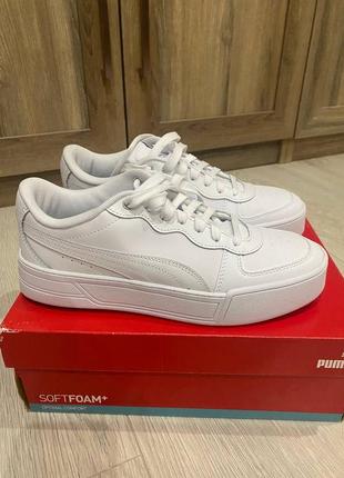 Кожаные кроссовки puma