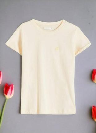 Женская футболка "lemon" желтая. размер 48.