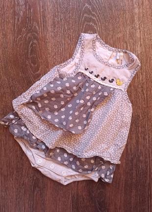 Боди платье