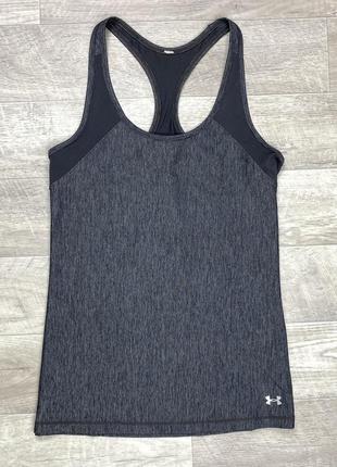 Under armour майка s размер женская спортивная серая оригинал