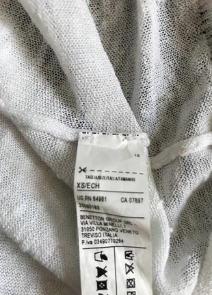Sisley стиль качество лен футболка linen+linen 120% lino9 фото