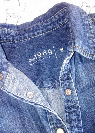 Рубашка джинсовая gap3 фото