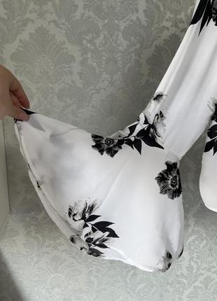 Блуза біла легка з оригінальними рукавами і зав‘язкою на спині2 фото